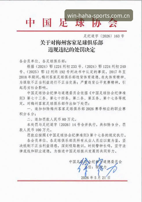 哈哈体育注册 中国足协第三批禁足名单详解:65人遭重罚,足球反腐进入深水区